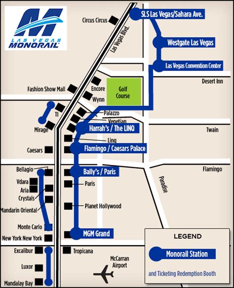 vegas hotels connected by monorail.